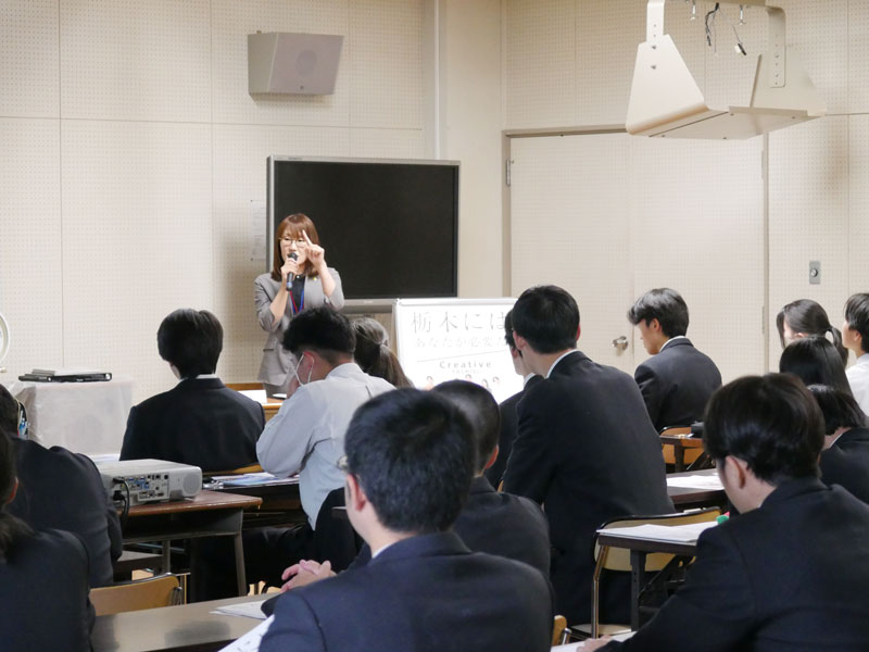 企業説明会の様子