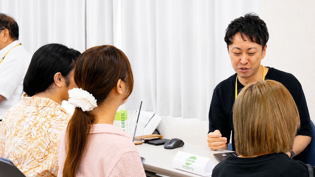 株式会社ライブガーデン ブースの様子